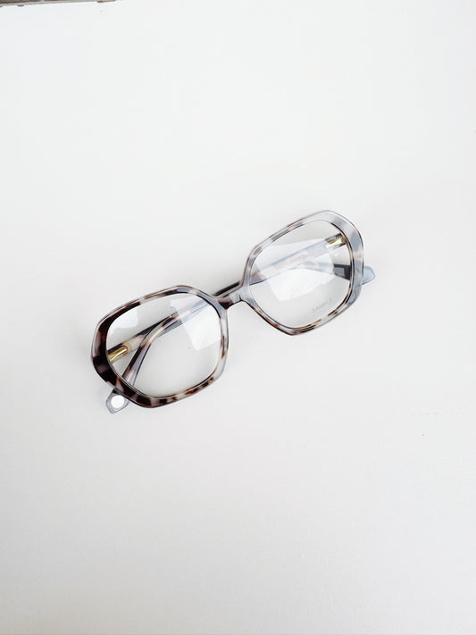 Marble Hexagon Acetate Frames