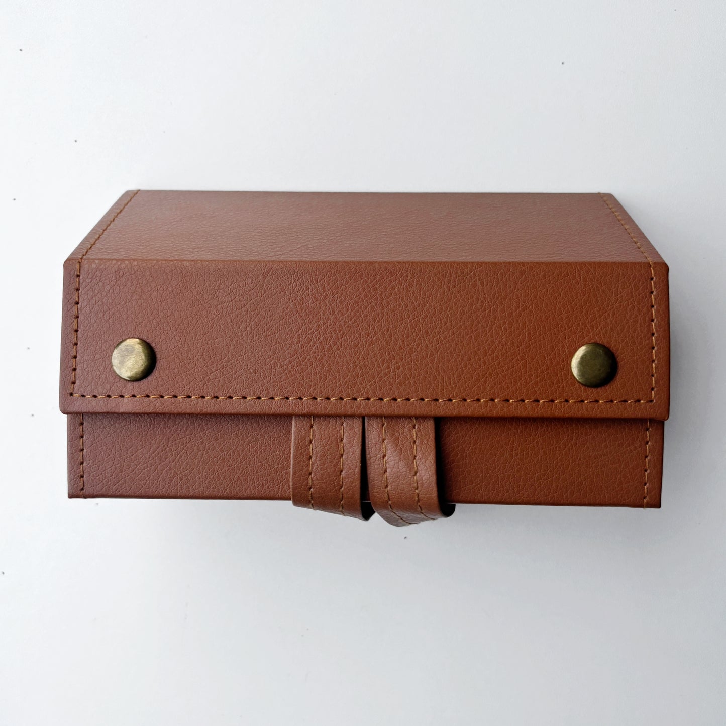 2 in 1 Leather Glasses Box and Protective Eyewear Case
 - Brown & Black